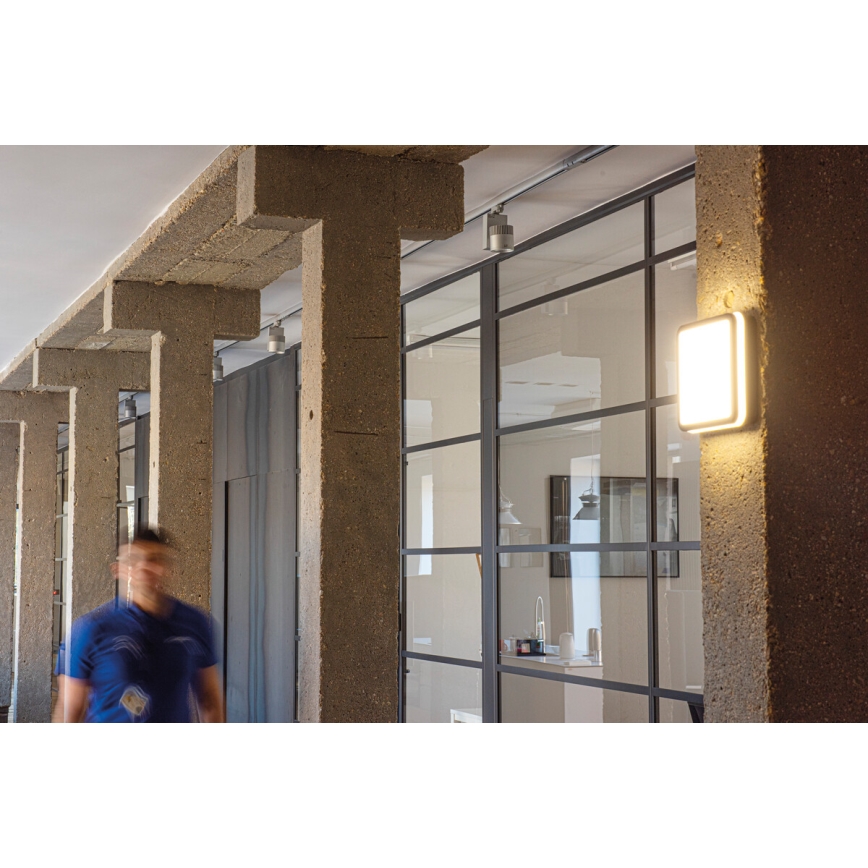 Plafonnier extérieur BENO LED/24/30W/230V 3000/3500/4000K IP65 anthracite carré