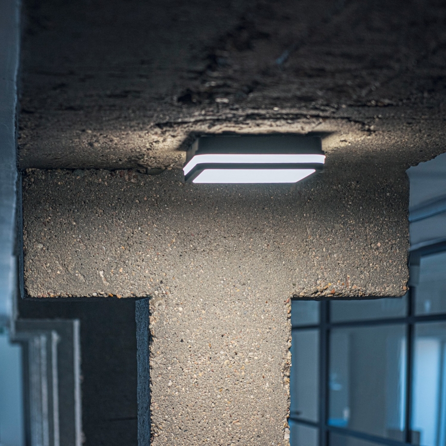 Plafonnier extérieur avec détecteur de mouvement BENO LED/24/30W/230V 3000/3500/4000K IP65 anthracite carré