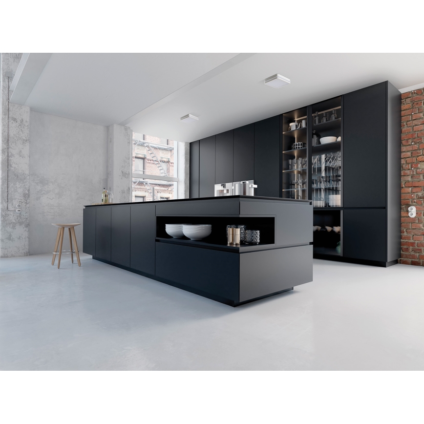 Plafonnier extérieur avec détecteur de mouvement BENO LED/24/30W/230V 3000/3500/4000K IP65 blanc carré