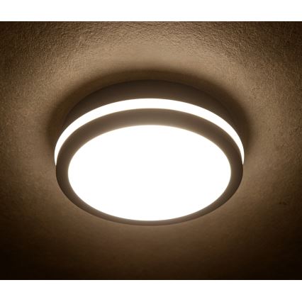 LED-Deckenleuchte für den Außenbereich BENO LED/12/18W/230V 3000/3500/4000K IP65 anthrazit rund