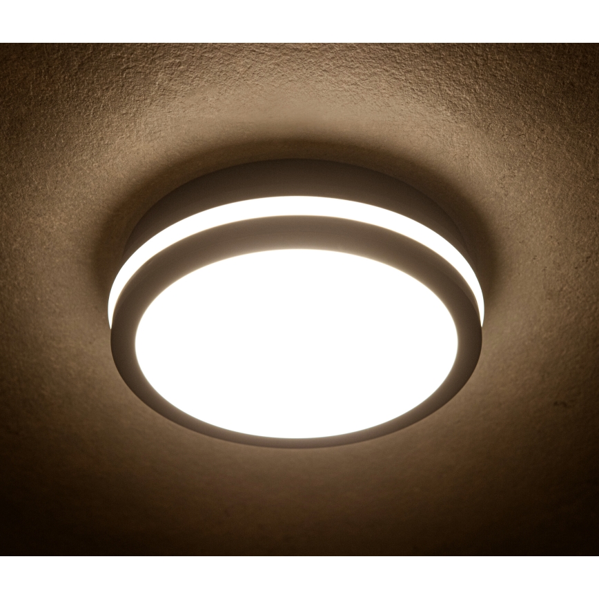 LED-Deckenleuchte für den Außenbereich BENO LED/12/18W/230V 3000/3500/4000K IP65 anthrazit rund