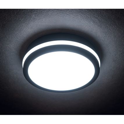 LED-Deckenleuchte für den Außenbereich BENO LED/12/18W/230V 3000/3500/4000K IP65 anthrazit rund