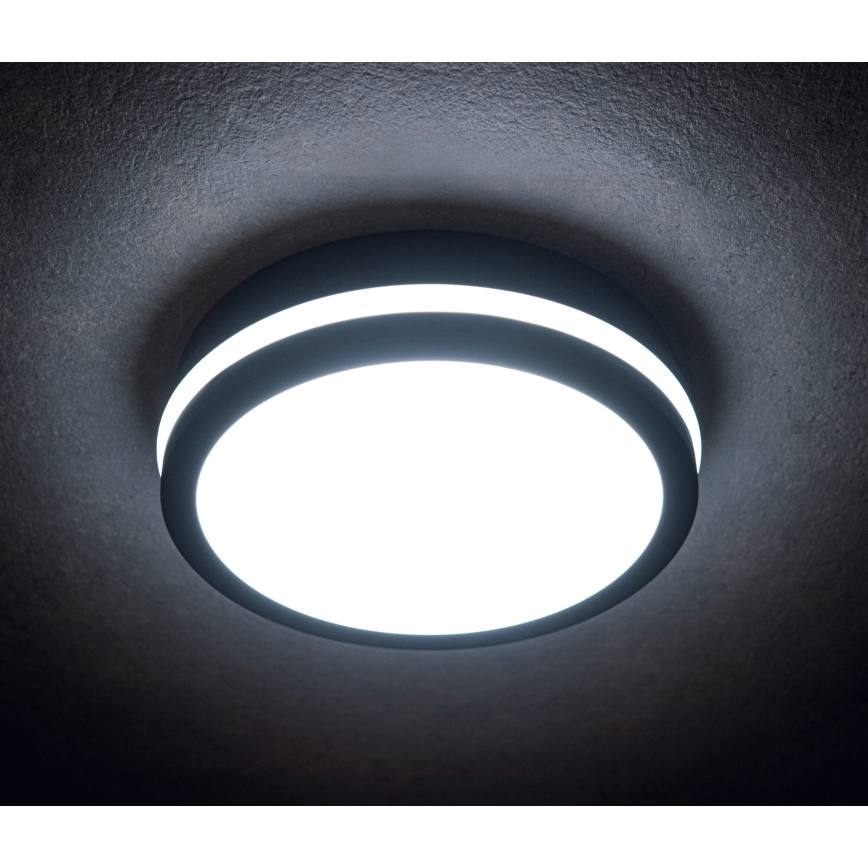 LED-Deckenleuchte für den Außenbereich BENO LED/12/18W/230V 3000/3500/4000K IP65 anthrazit rund