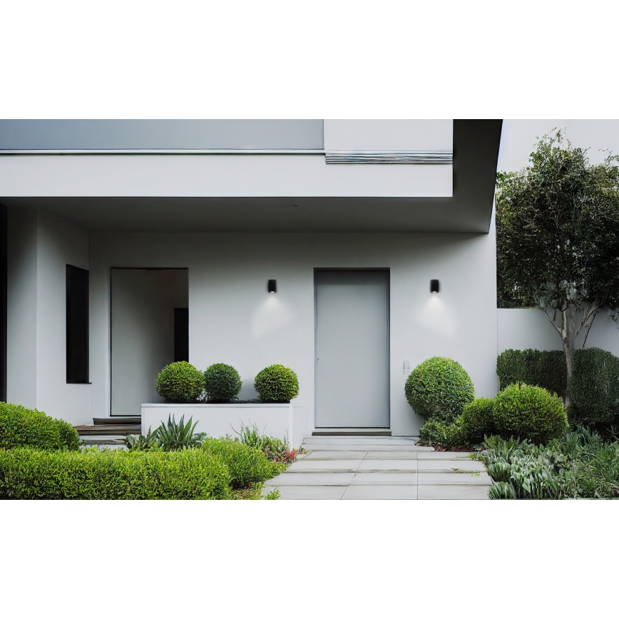 Applique murale extérieure ZEVI 1xGU10/10W/230V IP54 anthracite
