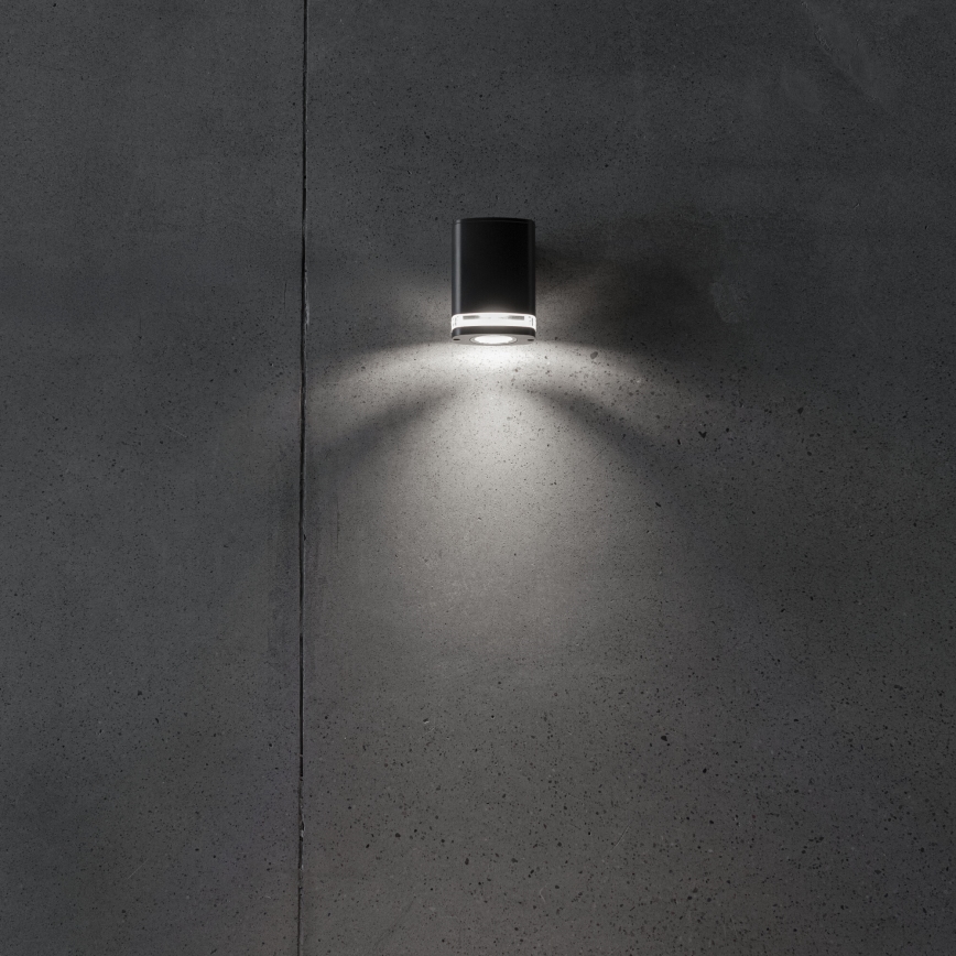 Applique da esterno ZEVI 1xGU10/10W/230V IP54 nero