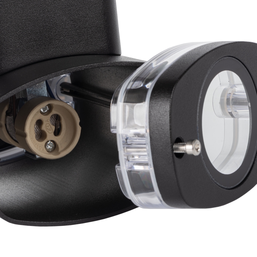 Applique da esterno ZEVI 1xGU10/10W/230V IP54 nero