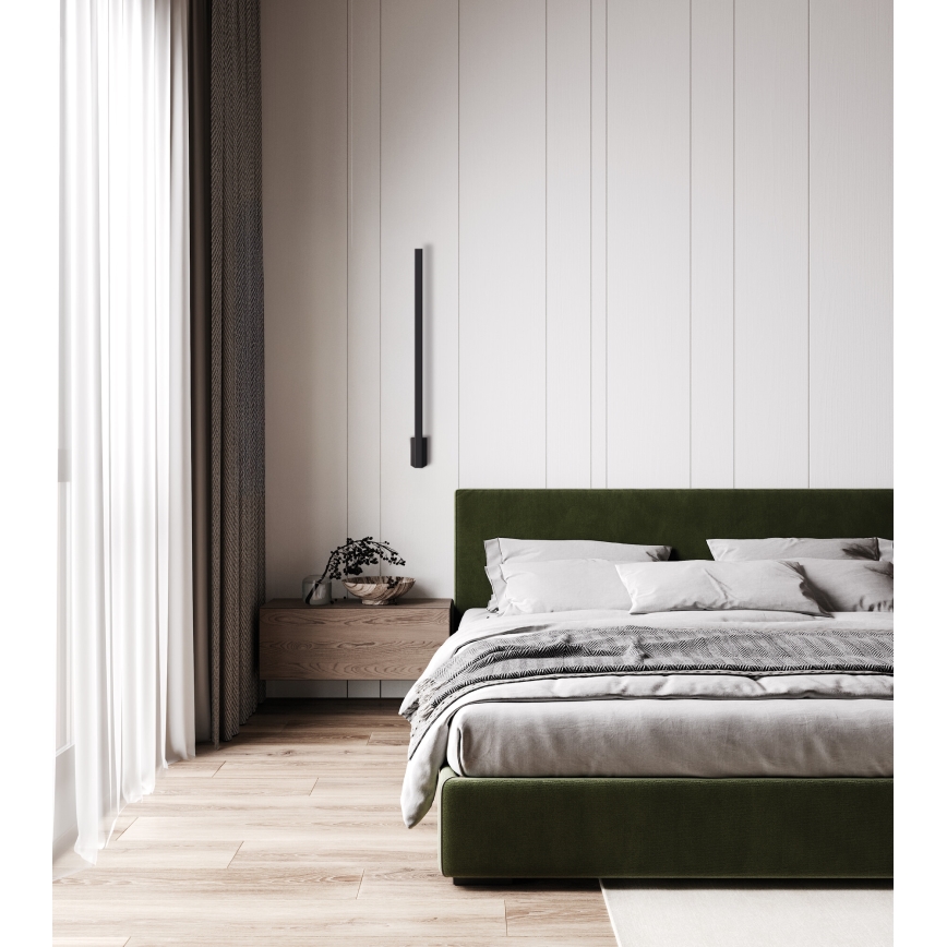 LED Außenwandleuchte YALTE LED/8W/230V 3000K IP54 Schwarz