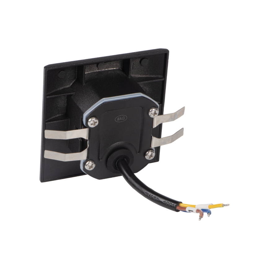 LED-Treppenleuchte EXIN LED/2,5W/230V 3000K IP65 schwarz eckig