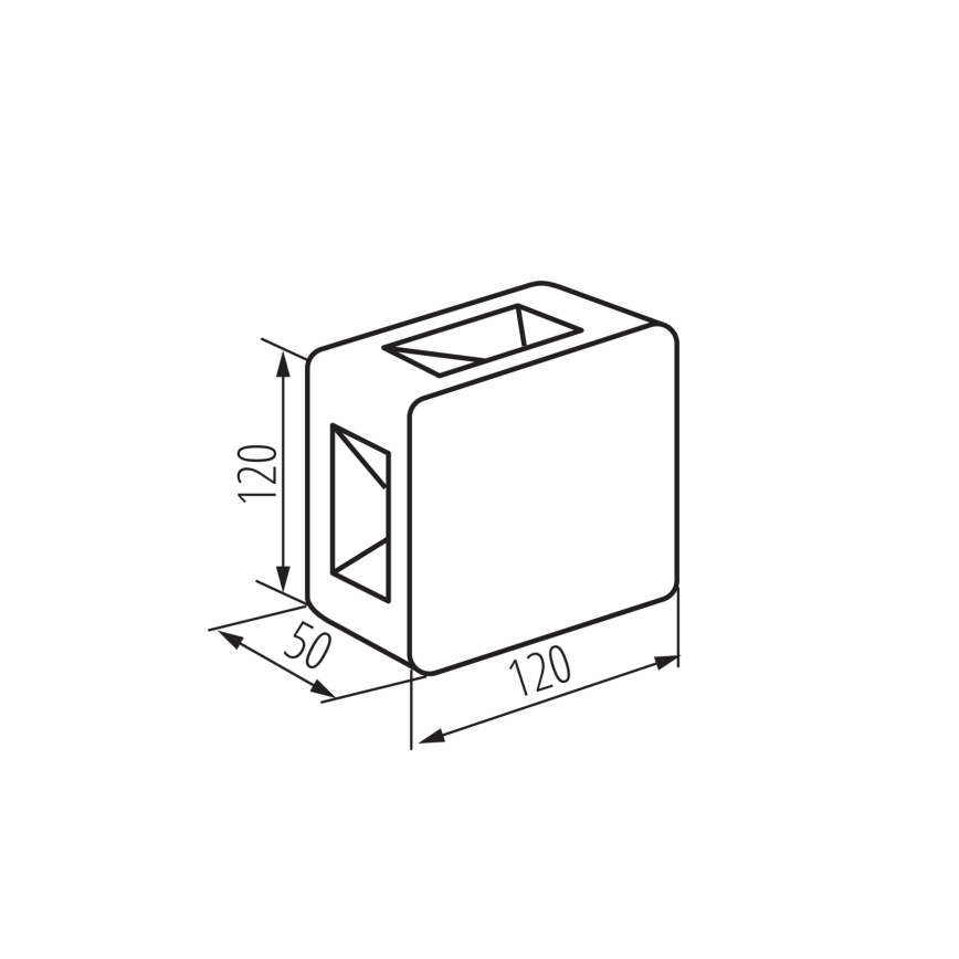 Applique da esterno LED REFAZI LED/6W/230V IP54 bianca