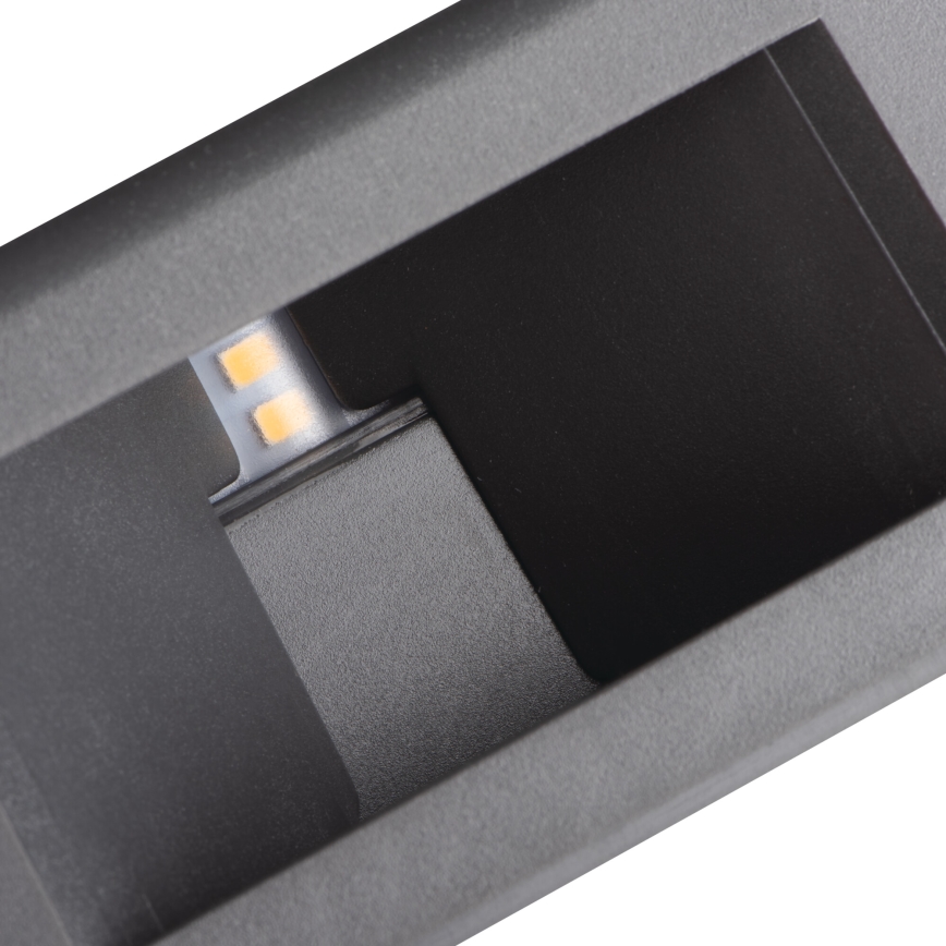 LED-Außenwandleuchte REFAZI LED/6W/230V IP54 Anthrazit