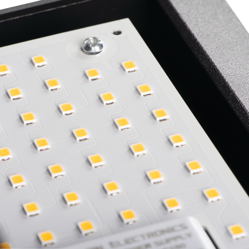 LED Außenwandleuchte LERTO LED/12W/230V IP54 schwarz