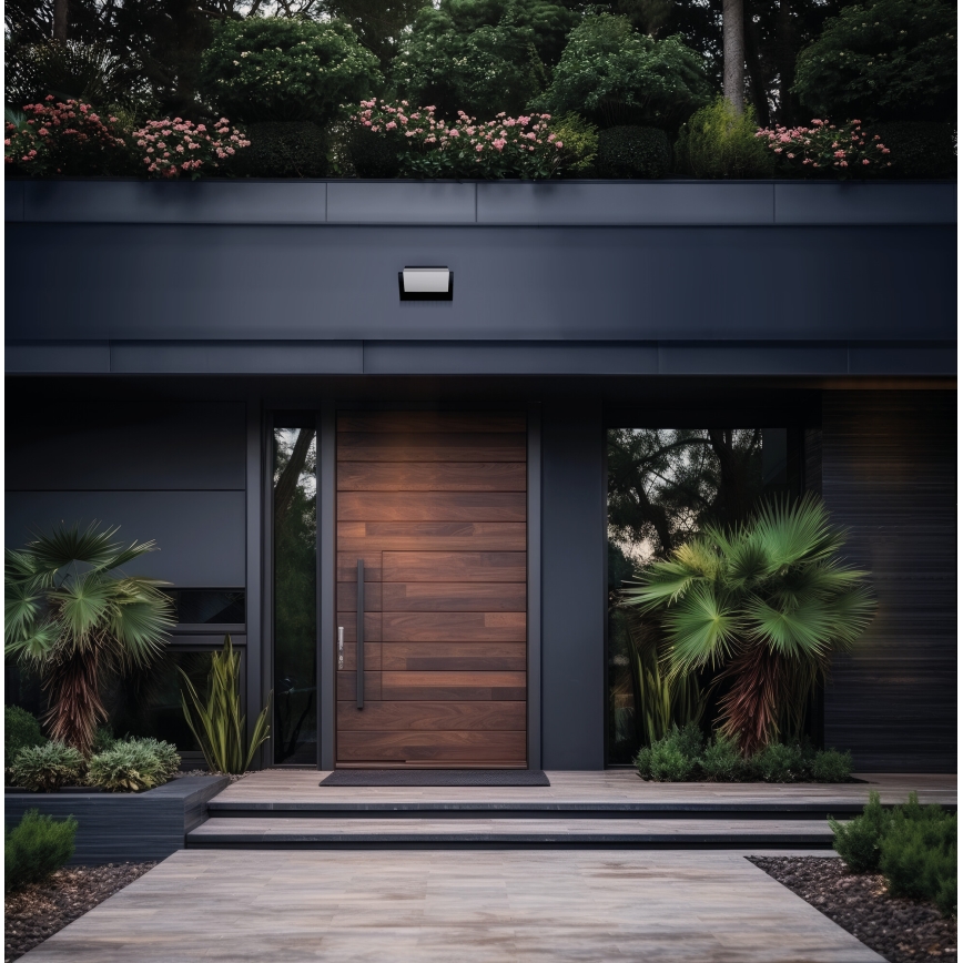 Applique LED da esterno con sensore di movimento e sensore crepuscolare XERTO LED/20W/230V 3000/4000/6500K IP44 nero