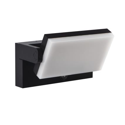 Applique LED da esterno con sensore di movimento e sensore crepuscolare XERTO LED/20W/230V 3000/4000/6500K IP44 nero