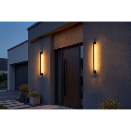 LED-Außenwandleuchte YALTE LED/8,5W/230V 3000/4000/6500K 93 cm IP54 schwarz