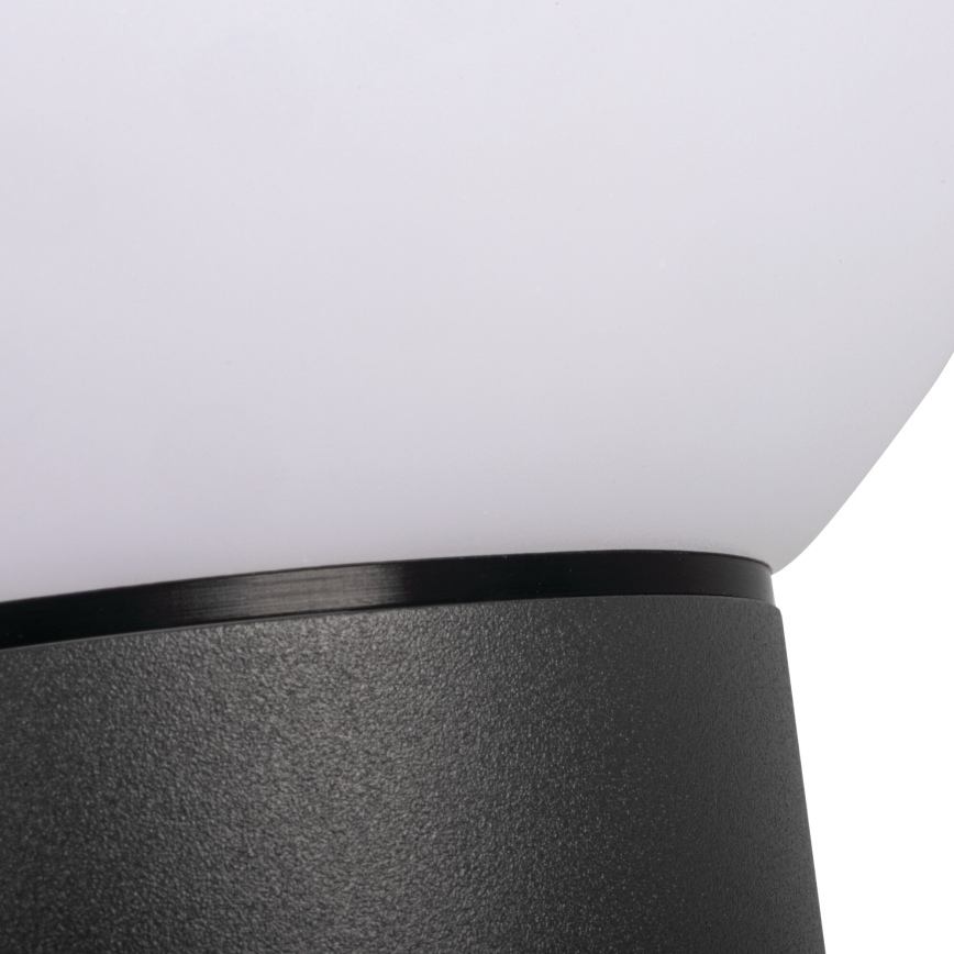 Lampada da esterno STONO con sensore di movimento e crepuscolare, 1xE27/15W/230V, 50 cm, IP65, antracite