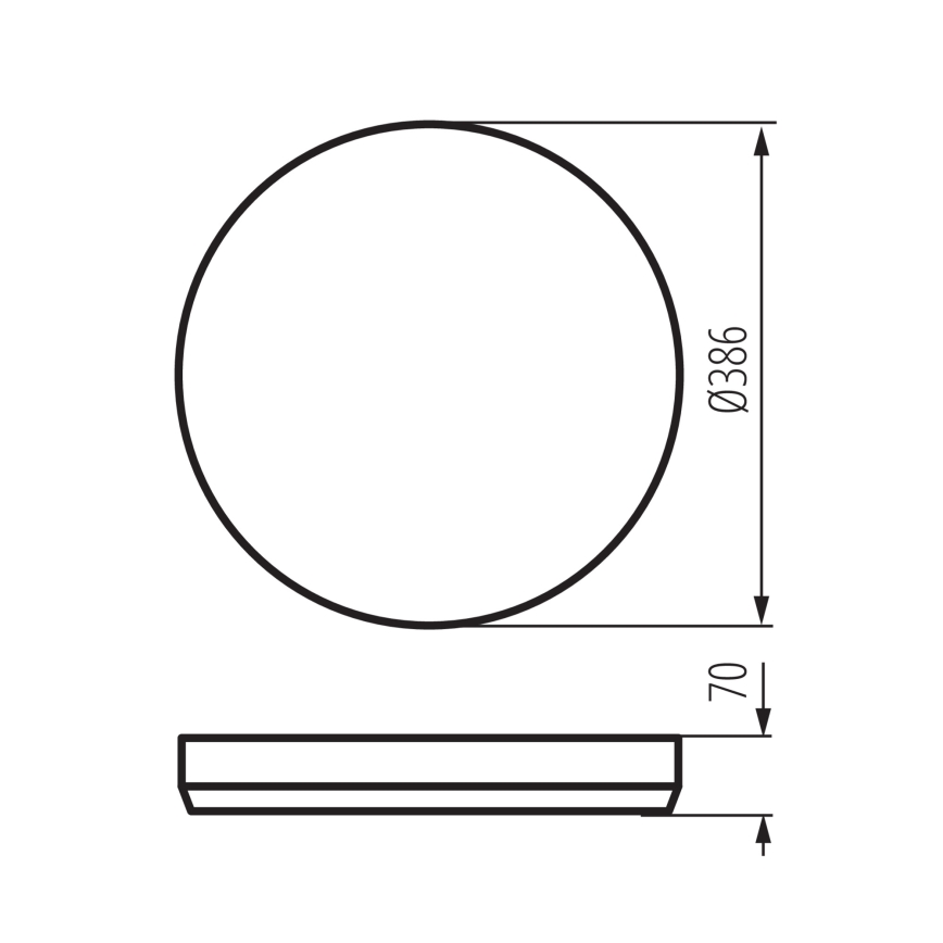 Plafoniera dimmerabile a LED LIXAN LED/47W/230V 3000-6500K Ø 38,6 cm bianco/argento + telecomando