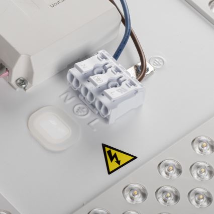 LED-dimmbare Deckenleuchte LIXAN LED/65W/230V 3000-6500K pr. 48,6 cm weiß/silber + Fernbedienung