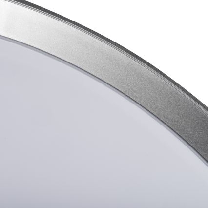 Plafoniera dimmerabile a LED LIXAN LED/65W/230V 3000-6500K Ø 48,6 cm bianco/argento + telecomando