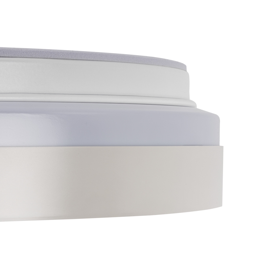 Plafoniera dimmerabile a LED LIXAN LED/65W/230V 3000-6500K Ø 48,6 cm bianco/argento + telecomando