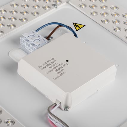 LED-dimmbare Deckenleuchte LIXAN LED/65W/230V 3000–6500K Ø 48,6 cm weiß/schwarz + Fernbedienung