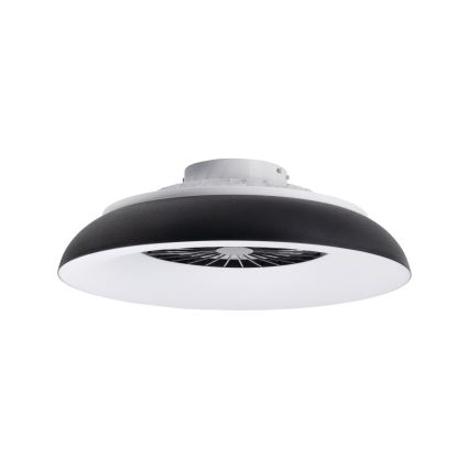 Plafoniera LED RGBW dimmerabile con ventilatore PLAVE PAN LED/48W/230V 3000-6500K Ø 60 cm nero + telecomando