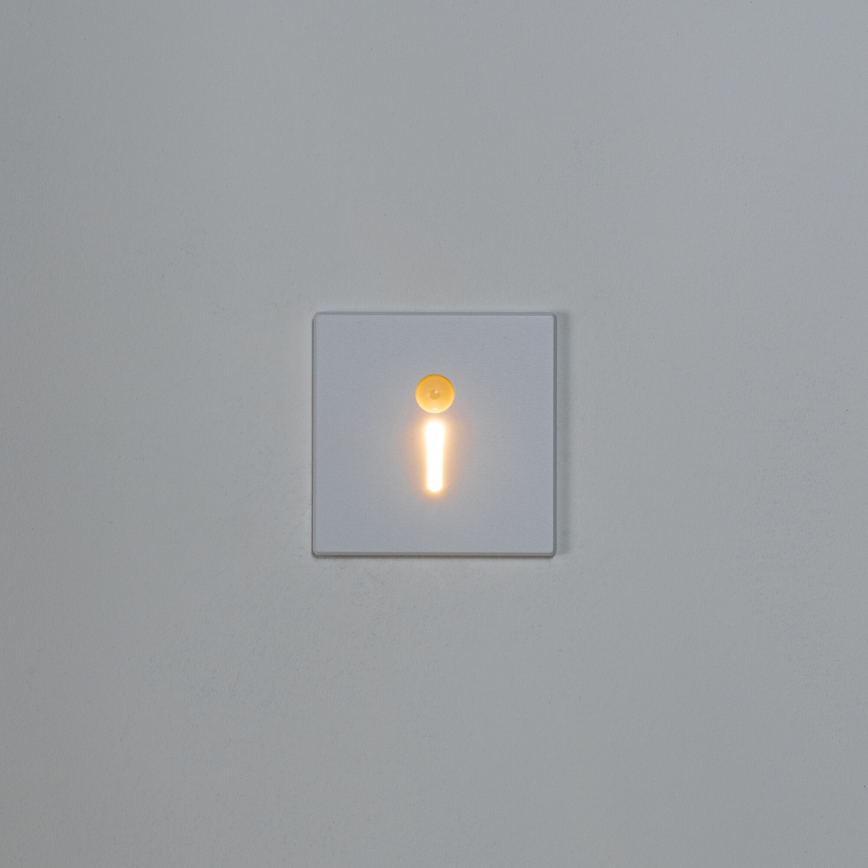Lampada a LED per scale con sensore di movimento e sensore crepuscolare MAGNIK LED/1,7W/230V 2700/3300/3900/4600/5700K bianca quadrata