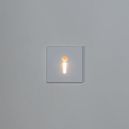 Lampada a LED per scale con sensore di movimento e sensore crepuscolare MAGNIK LED/1,7W/230V 2700/3300/3900/4600/5700K bianca quadrata