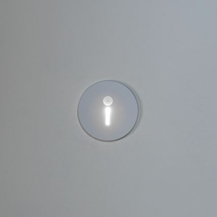 Lampada LED per scale con sensore di movimento e sensore crepuscolare MAGNIK LED/1,7W/230V 2700/3300/3900/4600/5700K bianca rotonda