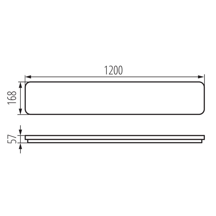 LED-Deckenleuchte LINCEA LED/30/38/45W/230V 3000/4000/6500K IK08 IP40