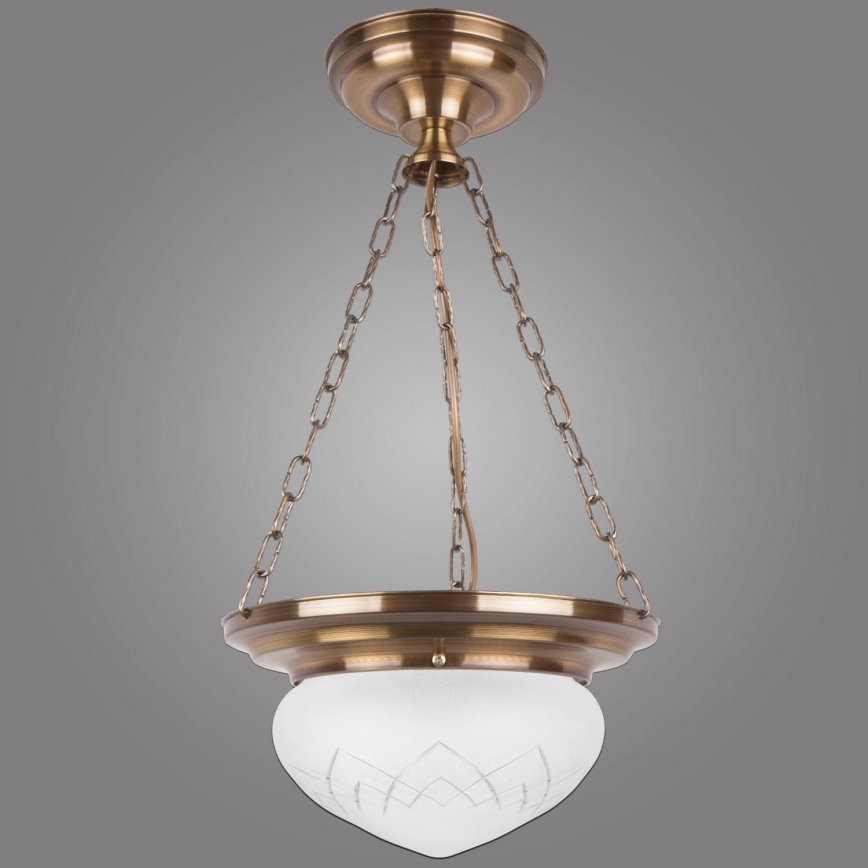 Kemar RI/PL/W/M - Suspension chaîne RINAMA 1xE27/100W/230V laiton