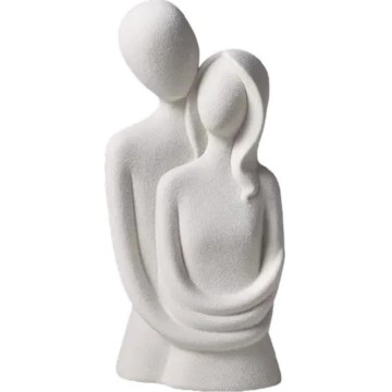 Keramik-Tischdekoration 20x9,5x7,5 cm grau
