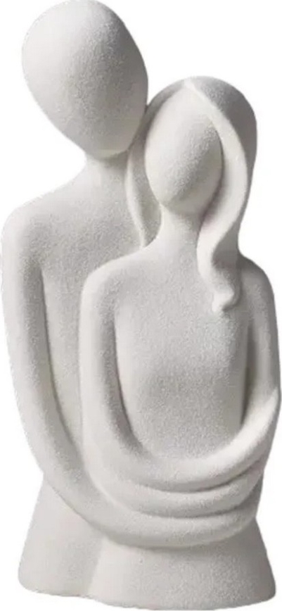 Keramik-Tischdekoration 20x9,5x7,5 cm grau