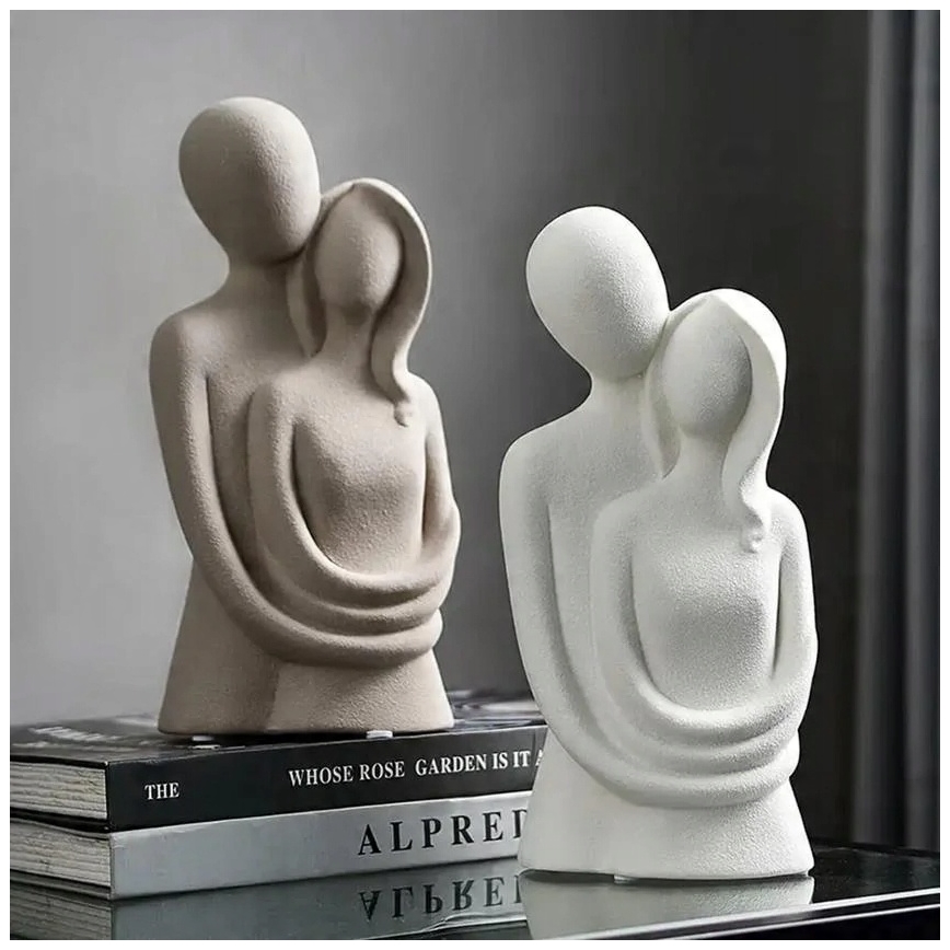 Keramik-Tischdekoration 20x9,5x7,5 cm grau