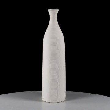 Keramikvase 46 cm, weiß