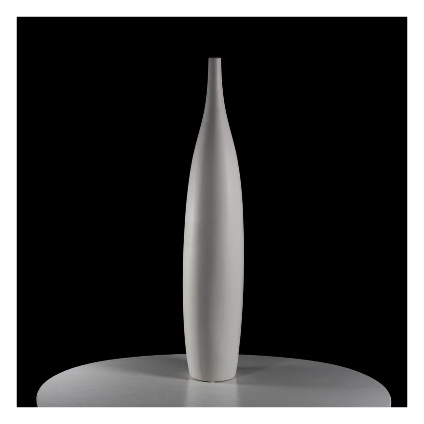 Keramikvase 70 cm weiß