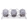 Kerzenhalter 33x10x11 cm, glänzender Chrom