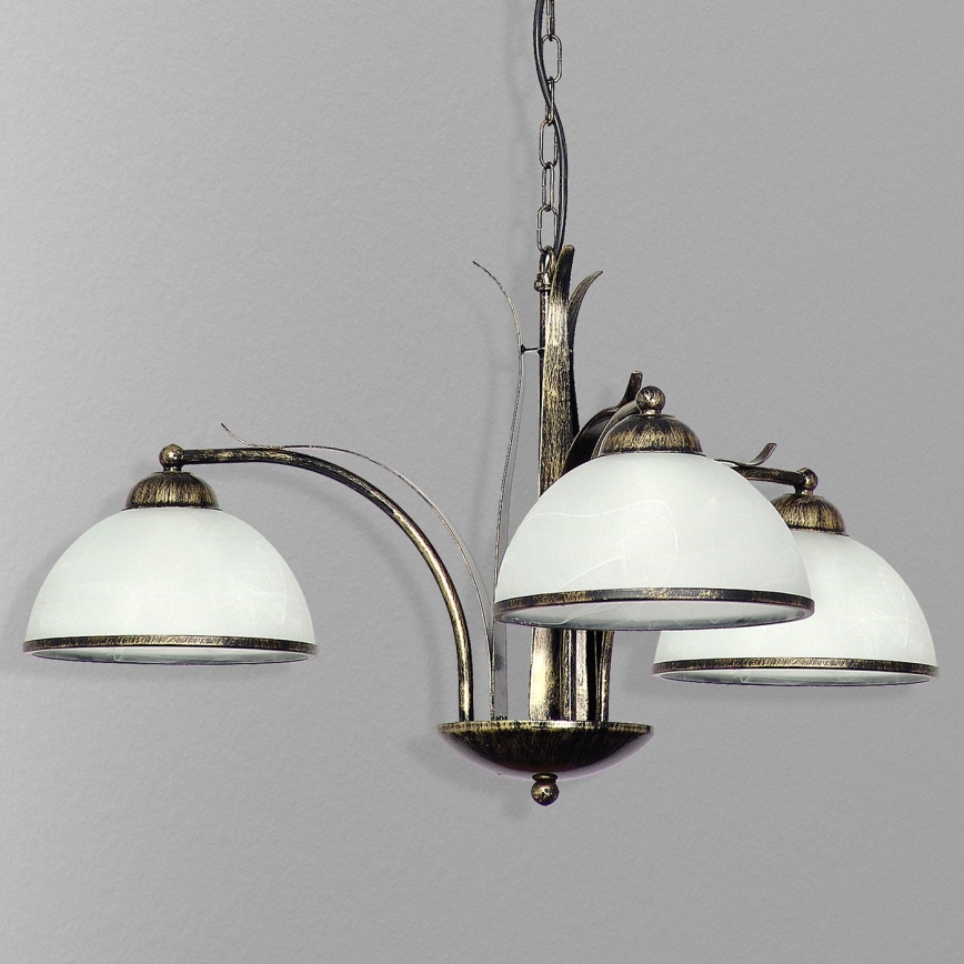 Kette-Kronleuchter KORFU 3xE27/60W/230V