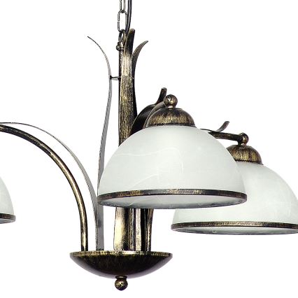 Kette-Kronleuchter KORFU 3xE27/60W/230V