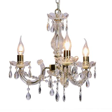 Ketten-Kronleuchter MARIA TERESA 3xE14/40W/230V