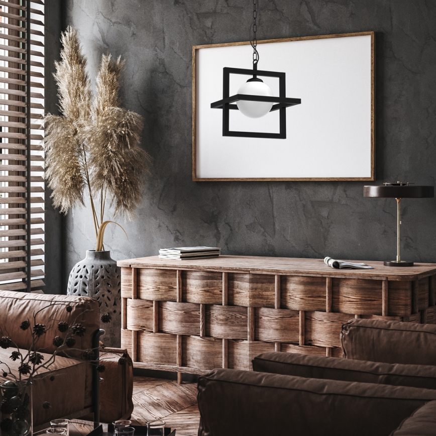 Kettenleuchte DIEGO 1xE14/40W/230V schwarz