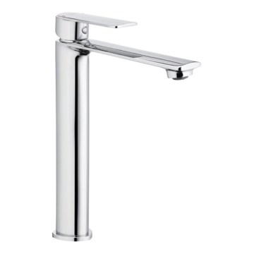 KFA Armatura 4422-612-00 - Robinet de lavabo + bonde avec trop-plein AGAT 28,7 cm chrome brillant