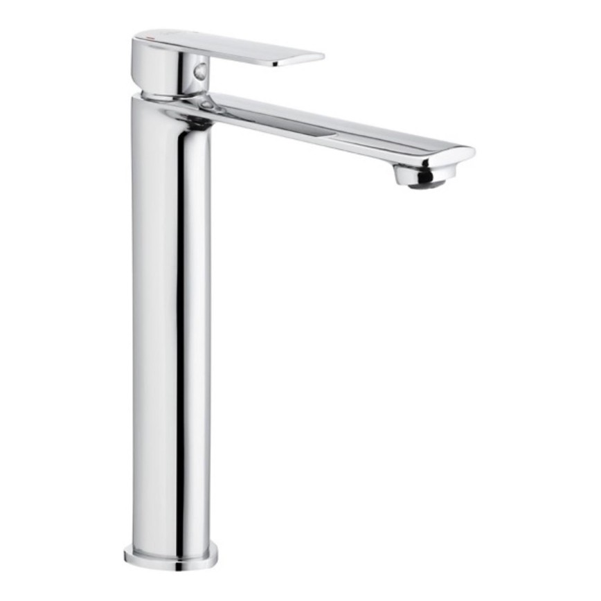 KFA Armatura 4422-612-00 - Robinet de lavabo + bonde avec trop-plein AGAT 28,7 cm chrome brillant