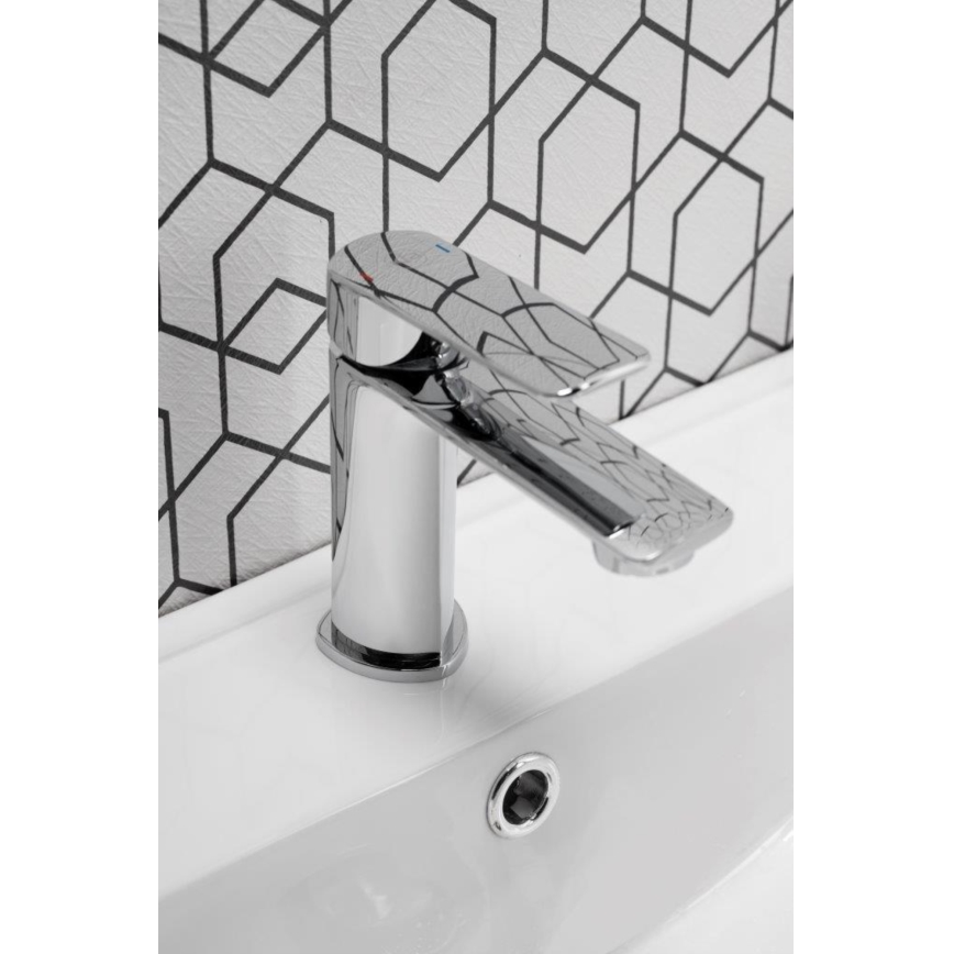 KFA Armatura 4422-815-00 - Rubinetto del lavandino + con scarico AGAT 15,2 cm cromo lucido