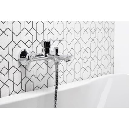 KFA Armatura 4424-510-00 - Set de baignoire avec robinet AGAT chrome brillant