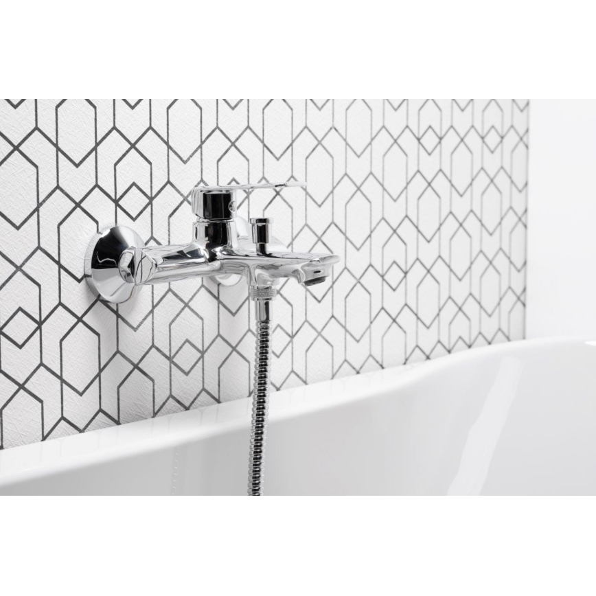 KFA Armatura 4424-510-00 - Set de baignoire avec robinet AGAT chrome brillant
