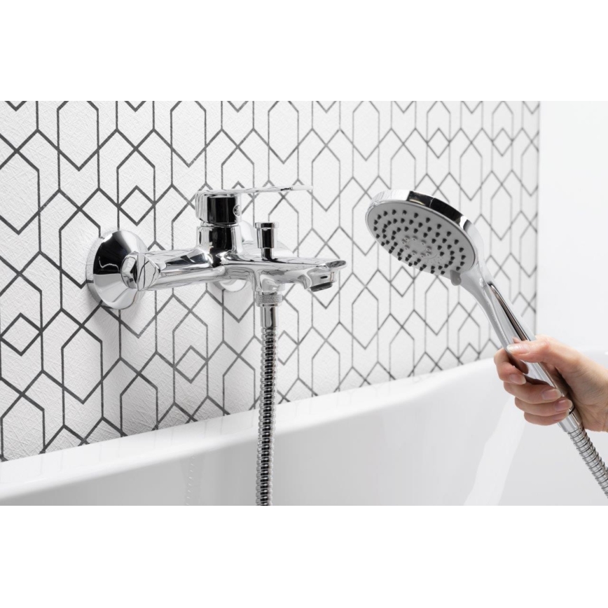KFA Armatura 4424-510-00 - Set de baignoire avec robinet AGAT chrome brillant