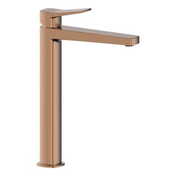 KFA Armatura 4522-712-34 - Waschtischarmatur + Ablaufgarnitur MALAGA 30,3 cm Roségold