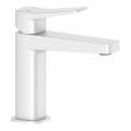 KFA Armatura 4522-815-44 - Waschtischarmatur + Ablaufgarnitur MALAGA 15,9 cm weiß