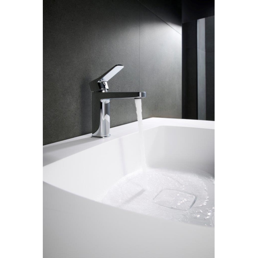 KFA Armatura 4522-825-00 - Waschtischarmatur + Ablaufgarnitur MALAGA 17 cm glänzender Chrom