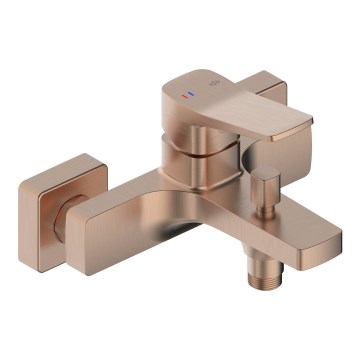 KFA Armatura 4524-010-34 - Mitigeur de baignoire MALAGA, finition or rose